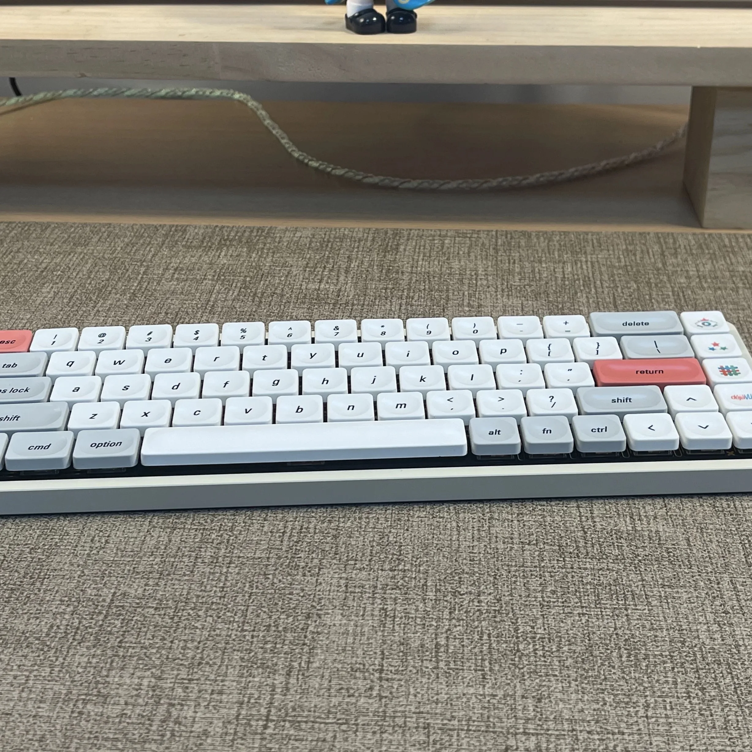 Sense of Sight Theme Keycaps PBT Sublimation Low Shaft Keycaps Retro Style