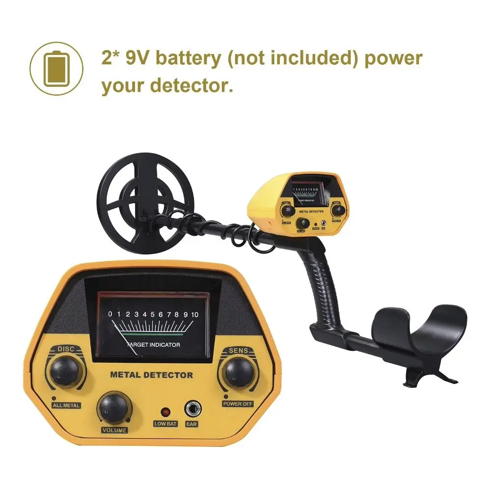 

Audio Alarm Underground Metal Detector High Sensitivity Ergonomics Handheld Metal Finder Durable Waterproof Metal Pinpointer