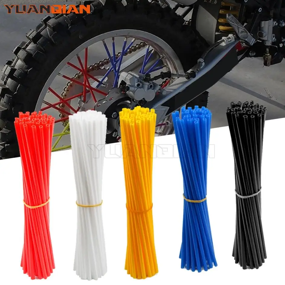 

72pcs Motorcoss DirtBike Wheel Rim Spoke Rims Skins Cover Protector For BETA RS RR 250 300 350 400 390 430 450 498 430 480 2T 4T