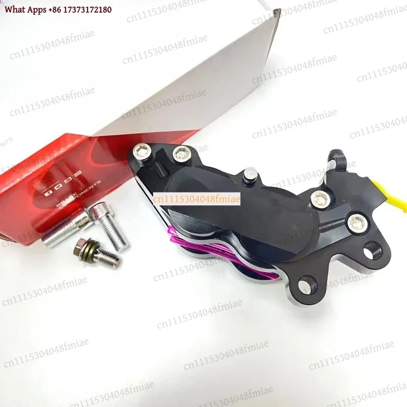 Motorcycle Large Abalone Brake Electric Vehicle Disc Brake Caliper Four-Piston Kit
