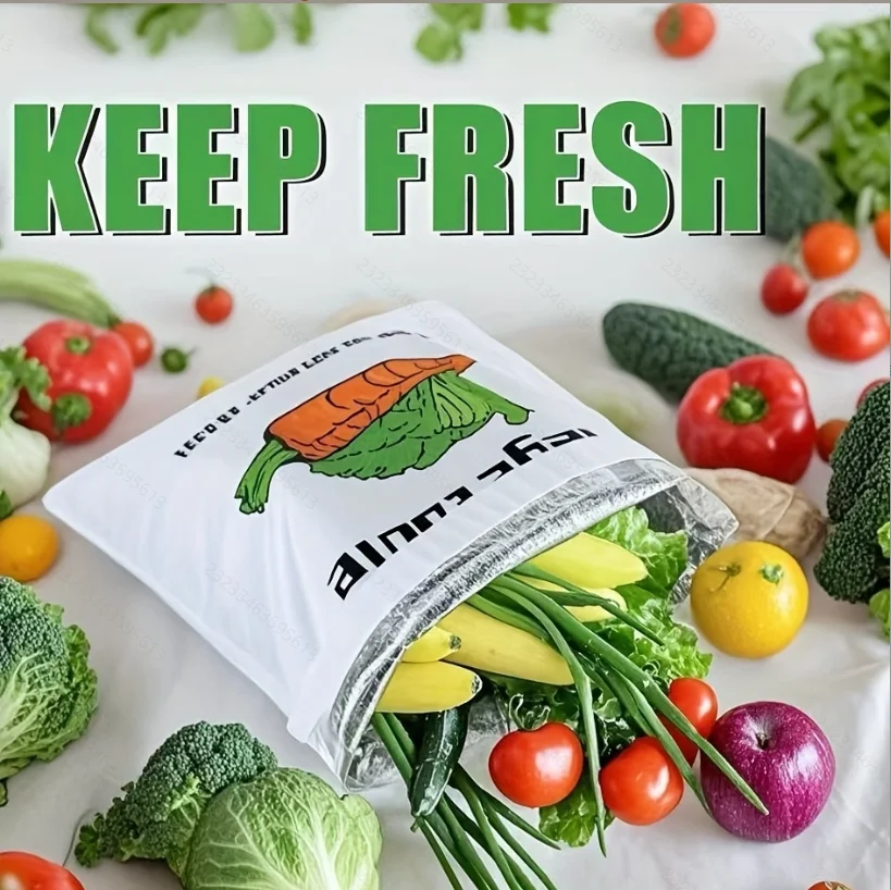 Storage Bag for Insulation, Miscellaneous Items, Vegetables, Fruits, Shopping Bags, Storage Bags, Lettuce, Bananas, Preservation
