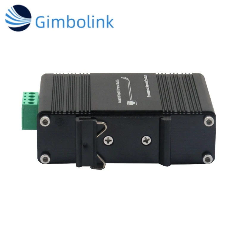 محول إيثرنت صناعي صغير 5 منافذ 10/100/1000T جيجابت PoE RJ45 مع وظيفة MDI/MDI-X التلقائي 12-48VDC معدات الألياف البصرية #6