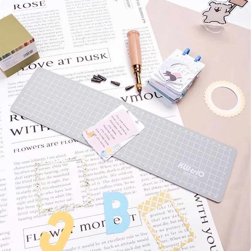 

A5 A4 A3 Double-Side Self-Healing Translucent With Scale PVC Cutting Mat Student Carving Pad Artist Manual Sculpture Board