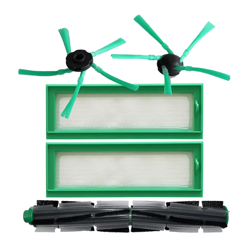 Paquete de repuesto de filtro Hepa para aspiradora VR200 VR300, rodillo principal, cepillo lateral giratorio