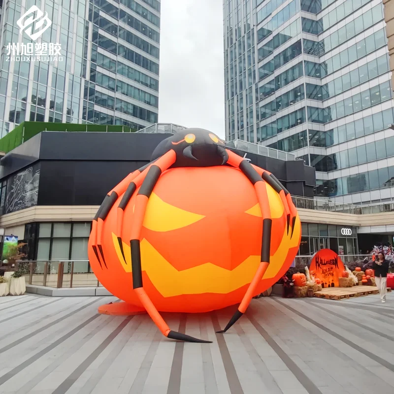 

Customized inflatable pumpkin and spider air models - atmospheric decoration props for Halloween-themed festivals and events