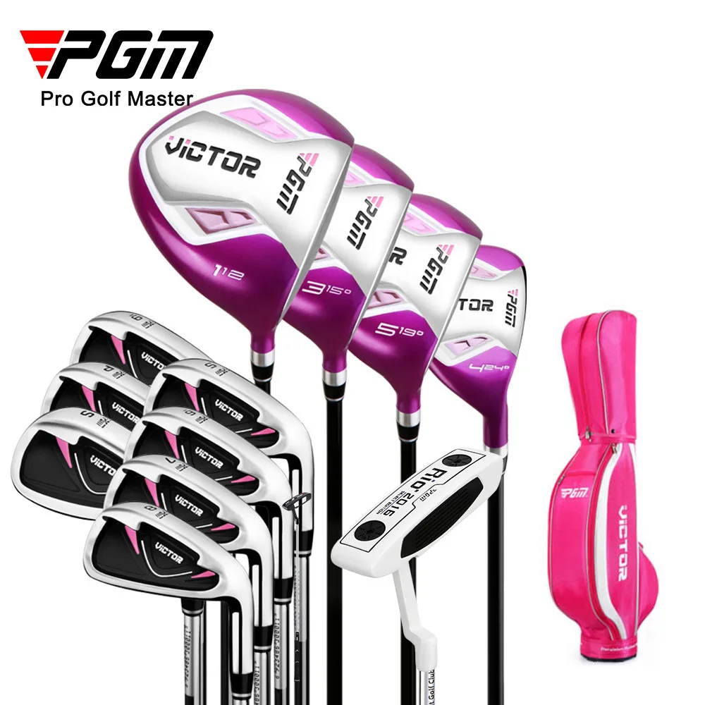 

PGM Golf Clubs Golf Set for Ladies Beginner Complete Set 12 Pcs/9 Pcs/4 Pcs Weighting High Moment Inertia Stability Control