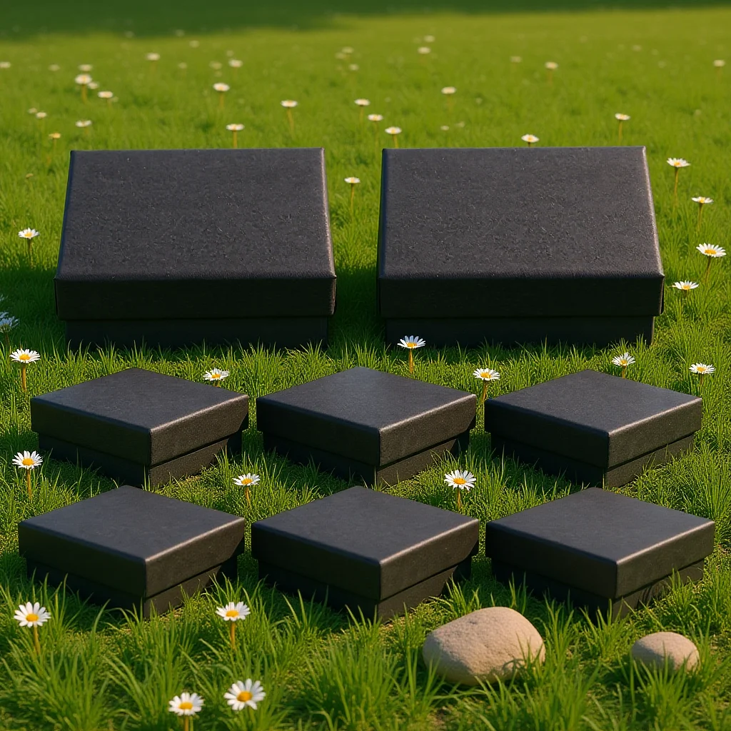 

12pcs Jewelry Gift Boxes for Bracelets Earrings Necklace Cardboard Small Lid Storage Display Case Packaging Tools