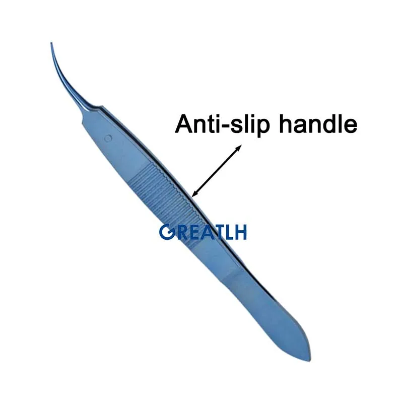 Ophthalmic Fixation Forceps Strabismus Tweezers with Lock Ophthalmic Surgical Forceps Tools Ophthalmic Eye Instrument