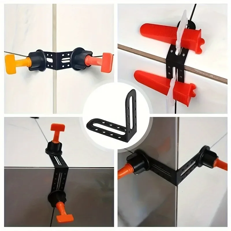 25pcs External Corner Holder Ceramic Tile Right Angle Holder Leveling Tool Tiling Ceramic Tile Leveling Tool Positioning Gask image 4