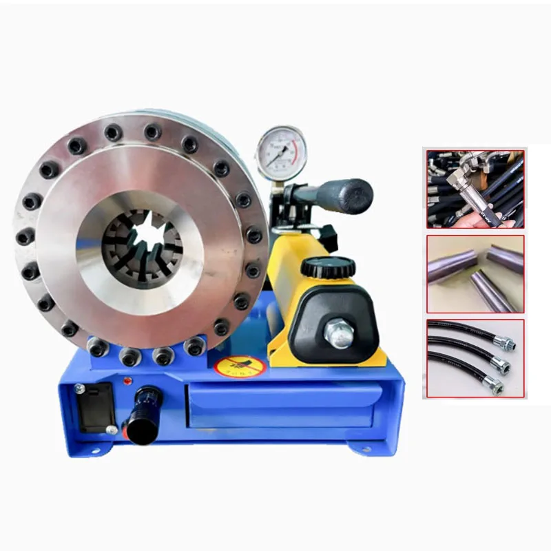 High Pressure Oil Pipe Press Manual Pipe Shrinking Machine Hydraulic Hose Crimping Kit Small Hydraulic Hose Crimping Machine