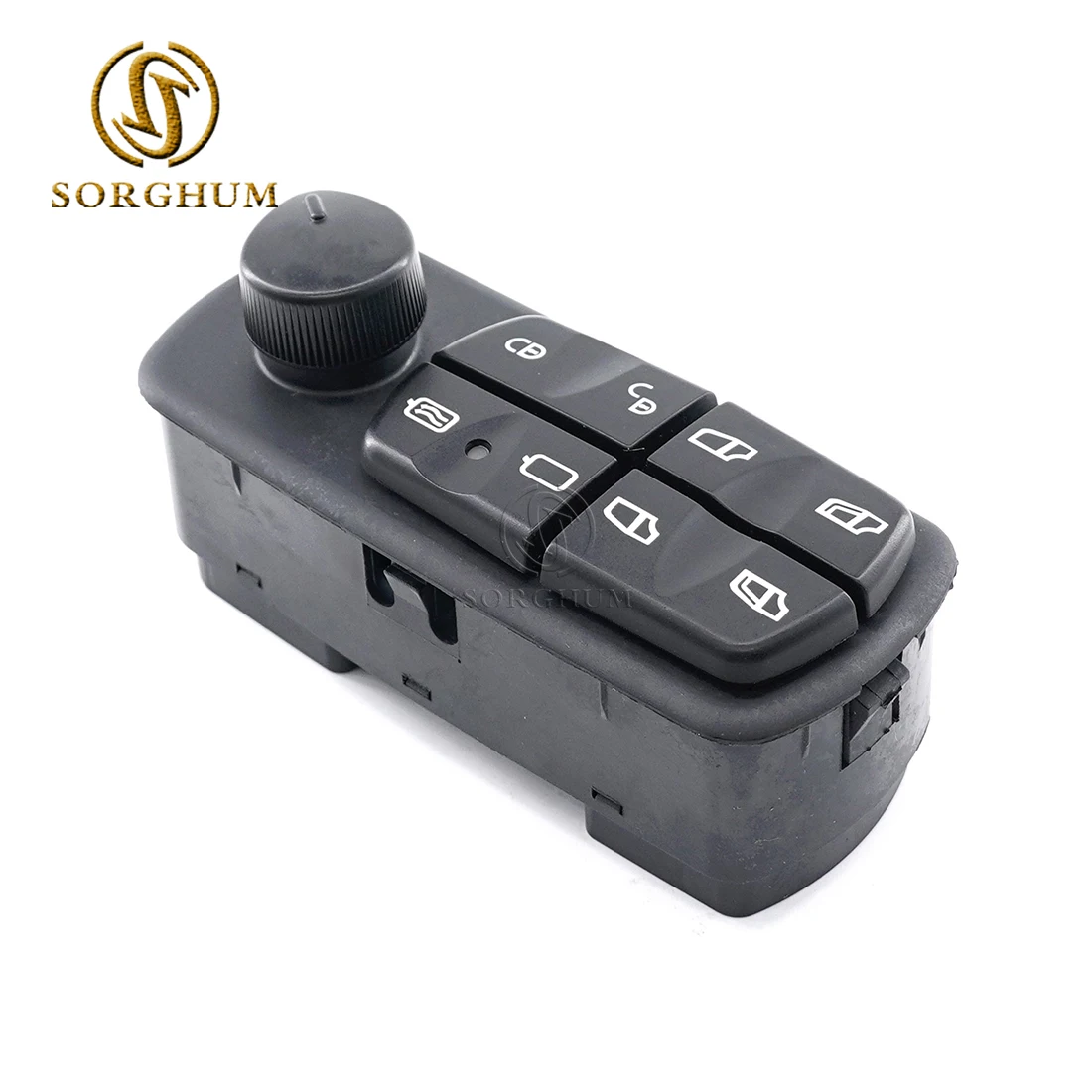 SORGHUM New Model  Black Color Power Window Mirror Master Switch For Mercedes-Benz Truck Car 0045455913 A0045455913