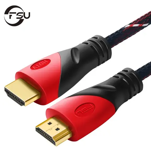 Gold Mesh HDMI Cable 1080P for TV and PC FSU