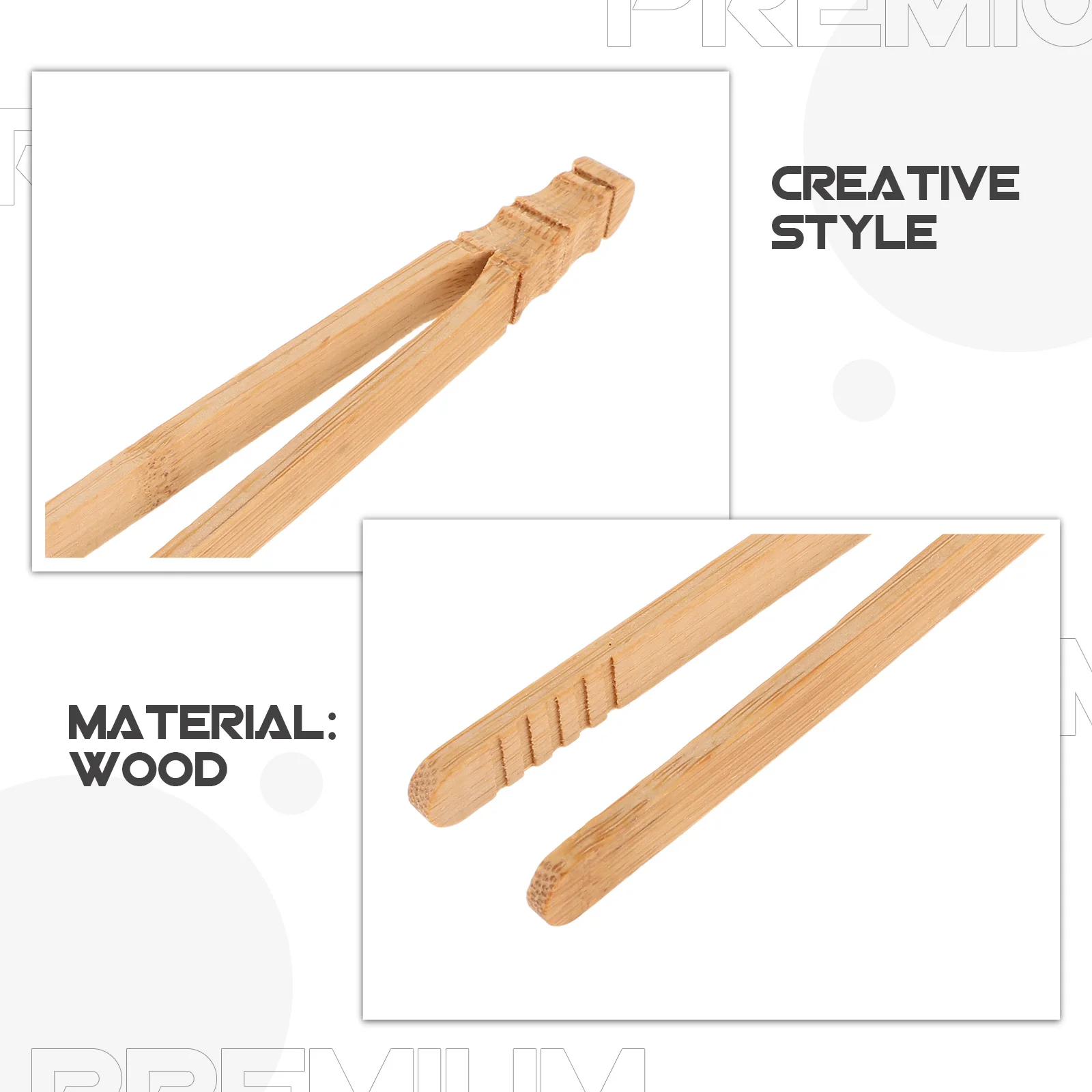 Pinzas de madera Montessori para recoger cuentas, contenedores sensoriales, actividades de educación temprana, aprendizaje para niños, 6 uds.