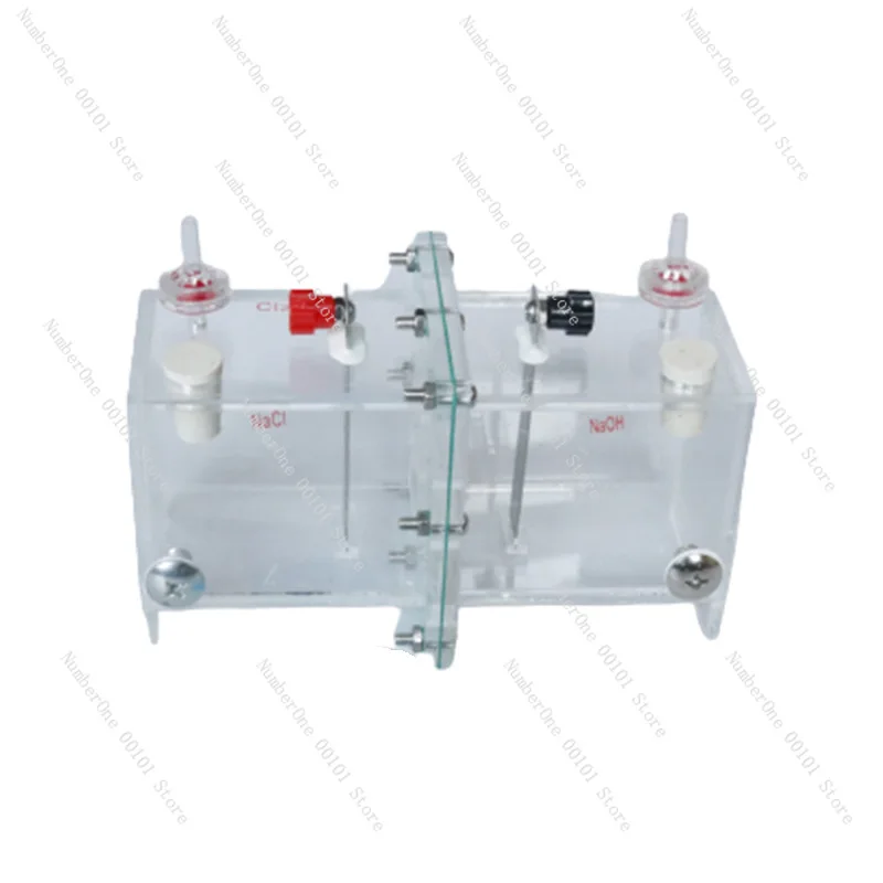 Electrolysis Demonstrator with Ion Exchange Membrane Titanium Electrode for School