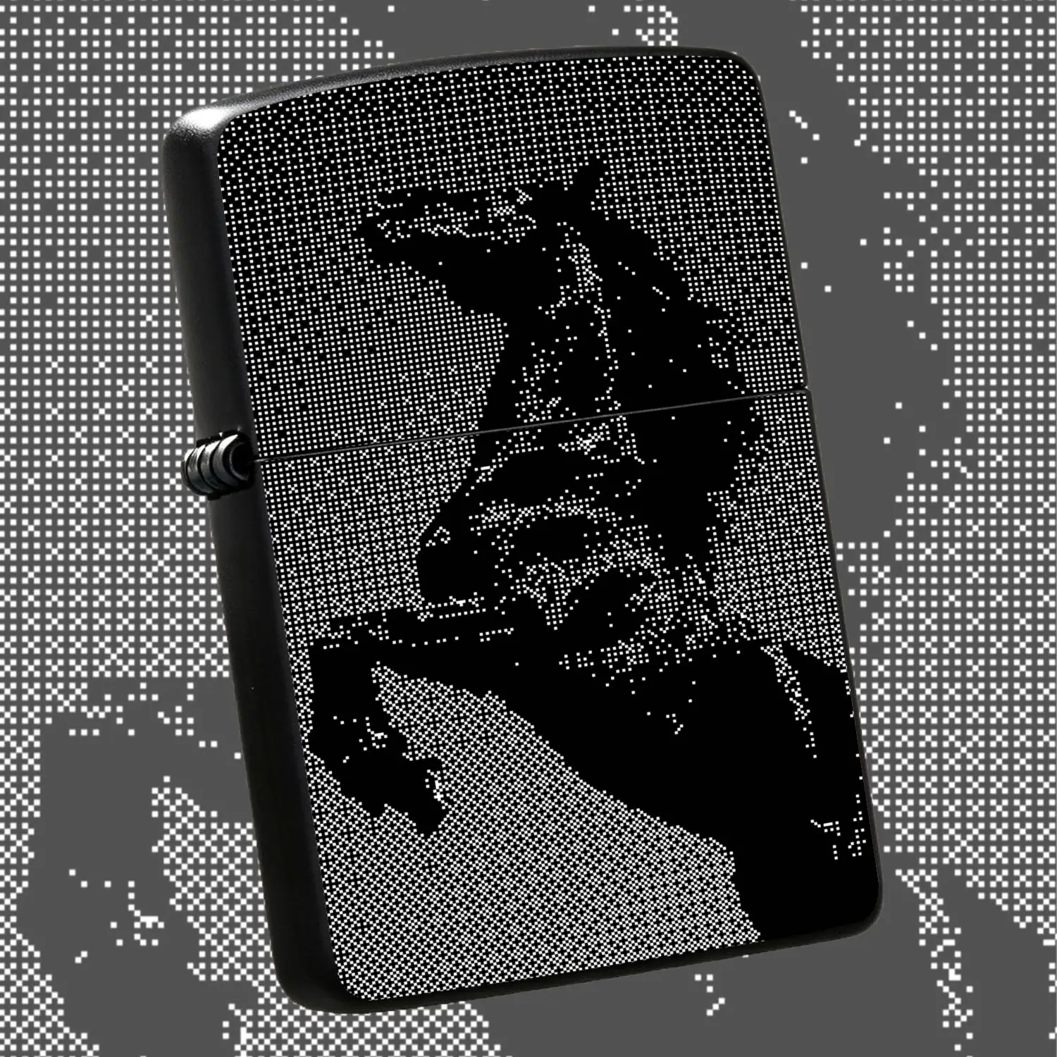 Retro Dot-Matrixthemed Portable Lighter, Stylish Aesthetic Daily Carry Ignition Tool, Multi-Scene Usable Accessory For Outdoor Travel Home Use, Unique Trendy Souvenir Gift For Friends And Hobbyists A Humorous And Interesting Lighter
