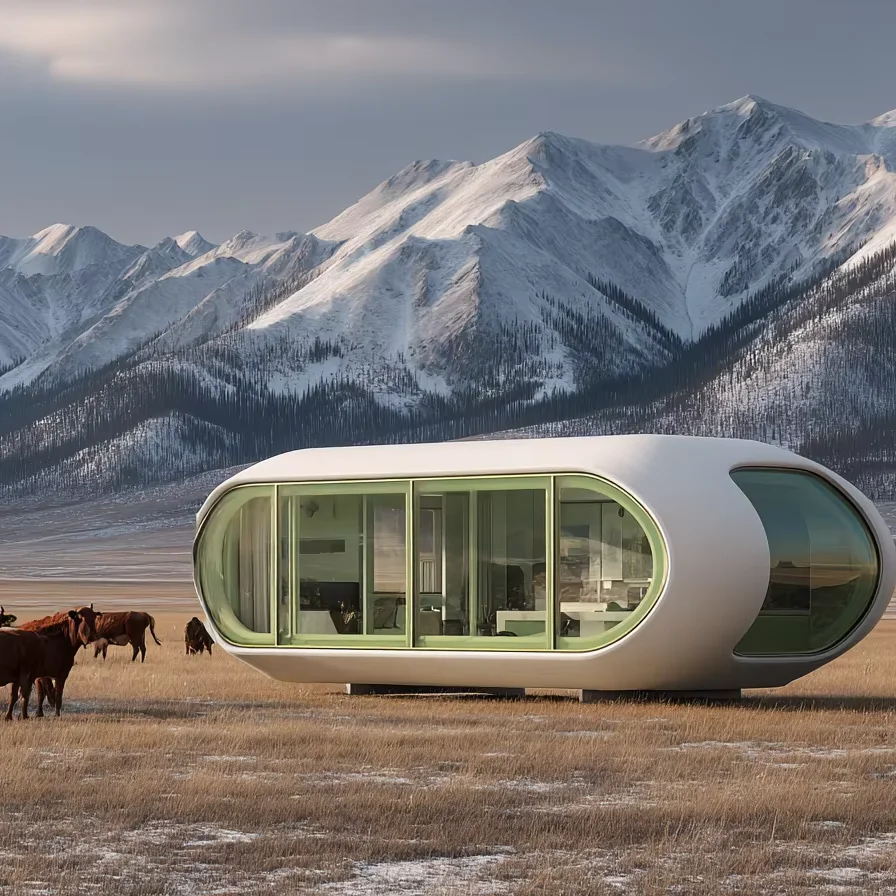 ti-Capsule House Modular Outdoor Design Apple Cabin Tiny Pod Prefabricated House Hotel Bars Mobile Homes Prefab Container House%