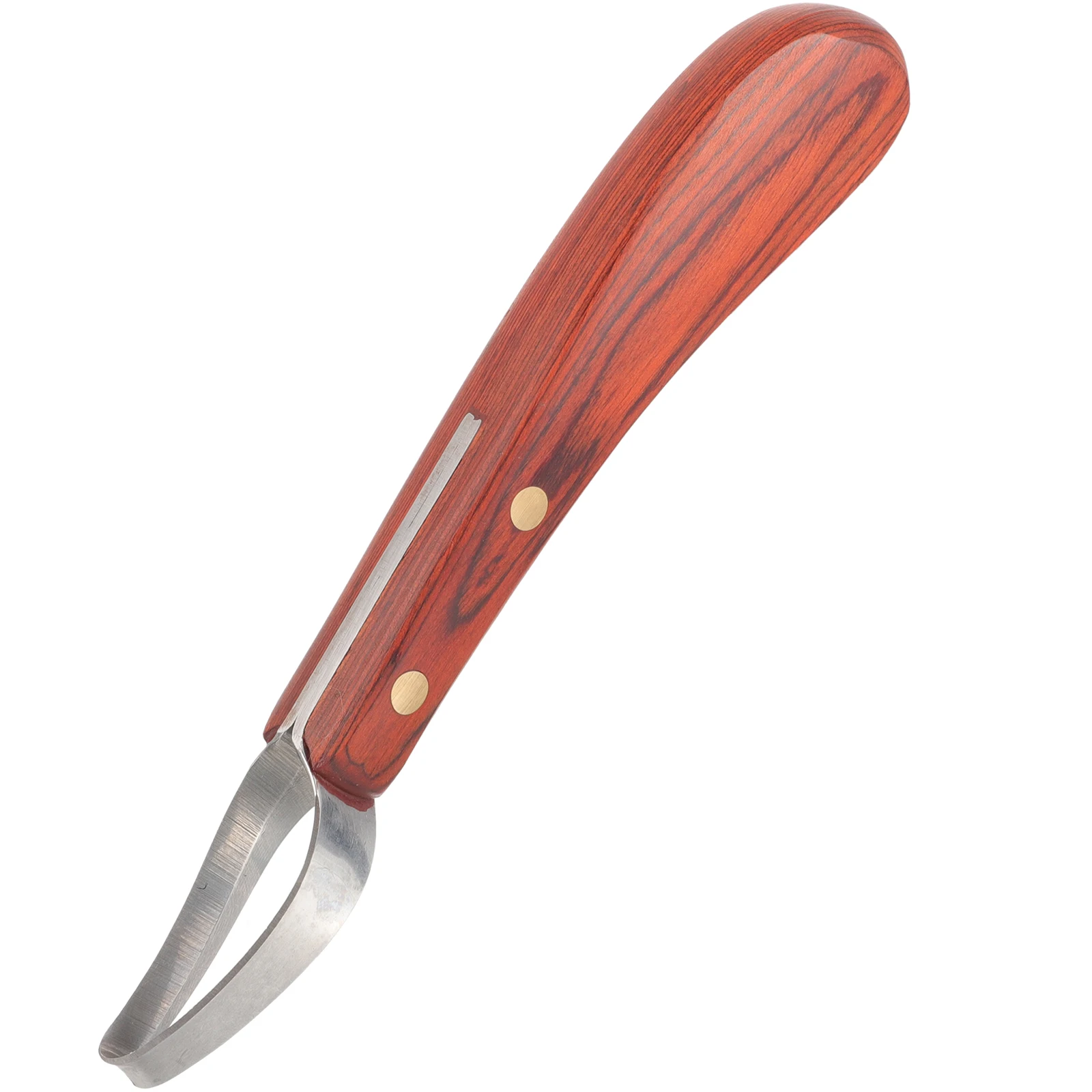 

Hoof Trimmer Ergonomic Tool Professional Farrier Kit Manganese Steel Peach Wood Handle Daily Use Hoof Supply