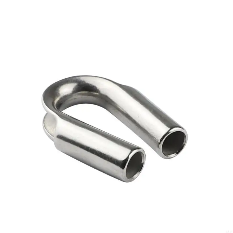 6XDF Stainless Steel Wire Guard Protector Loop U Connectors Winch Wire Loop