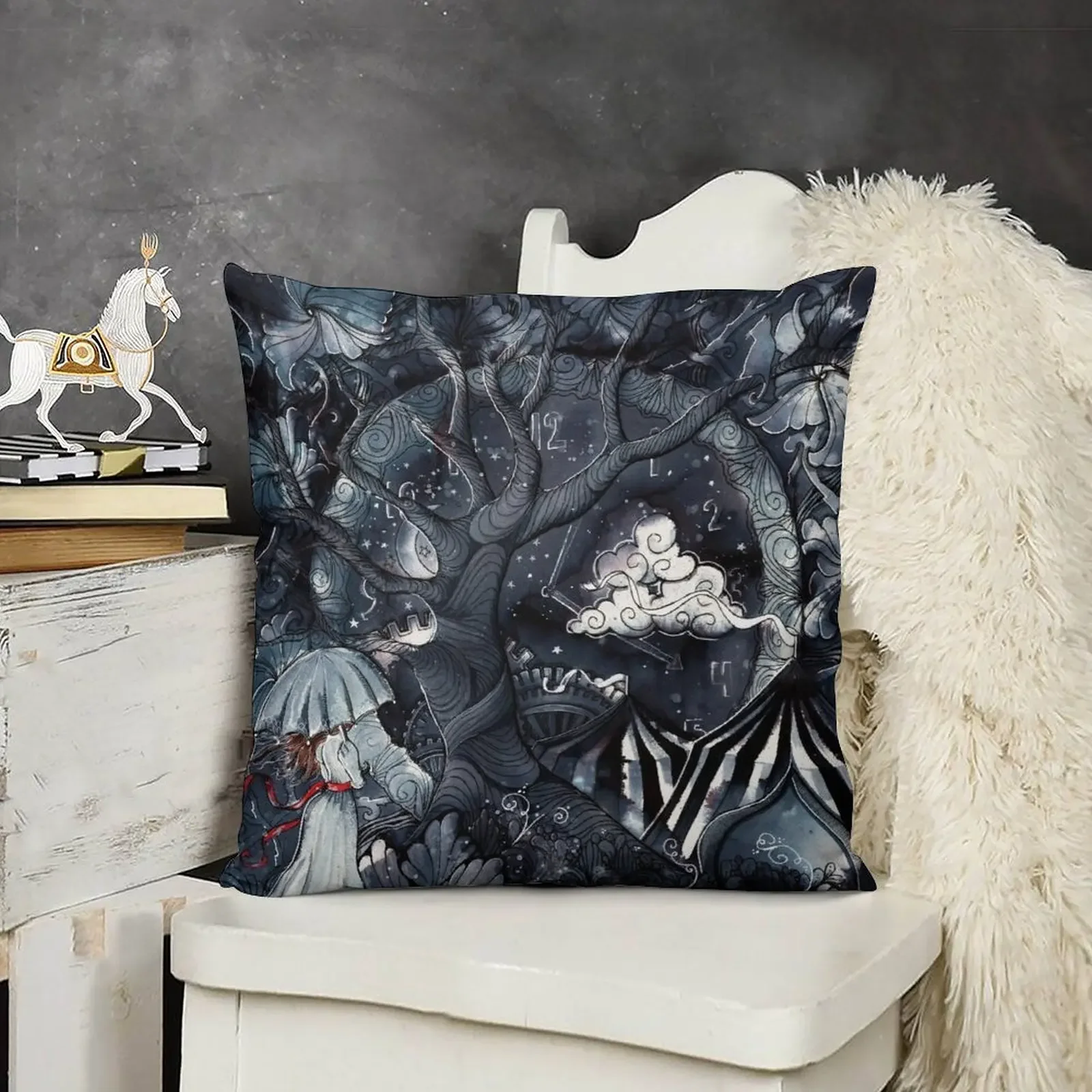

The night circus Throw Pillow Anime Pillow Case Christmas Pillows pillow