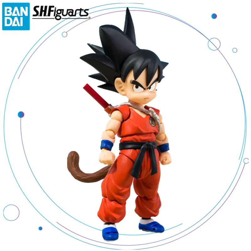 

Original BANDAI SHFiguarts Dragon Ball Son Goku Innocent Challenger Anime Figure Toys Genuine SHF Action Figurine Gift