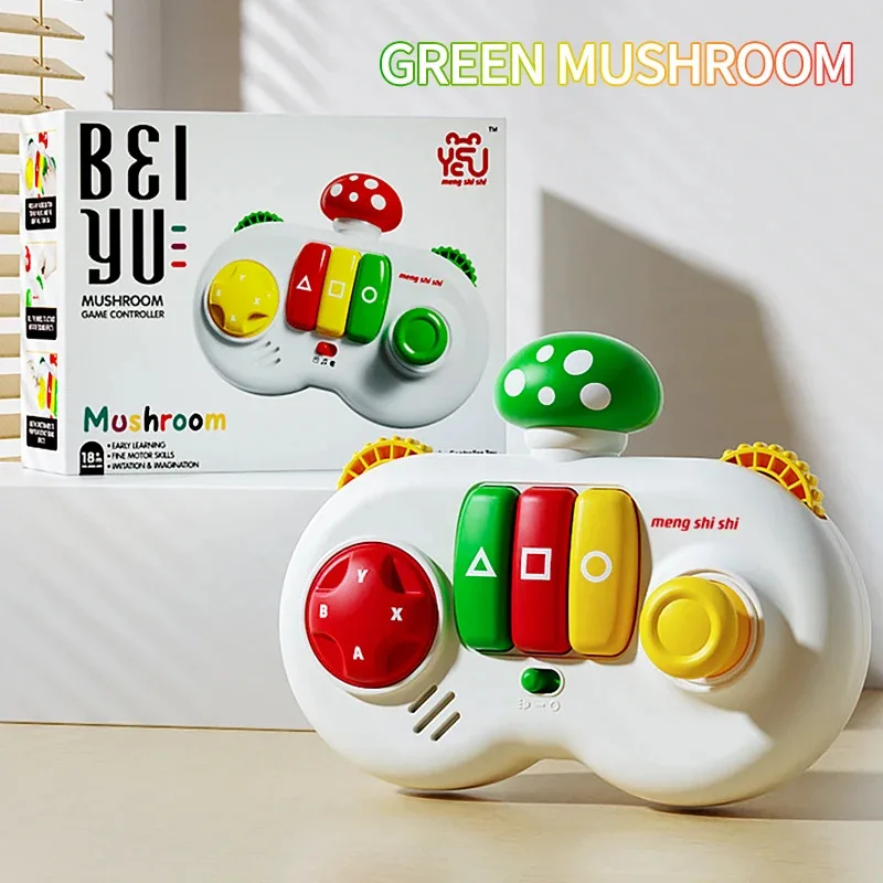 Puzzle multifonction Simulation champignon jeu enfant apprentissage Machines à musique doigt en plastique bébé Piano manette jouets d'éducation précoce