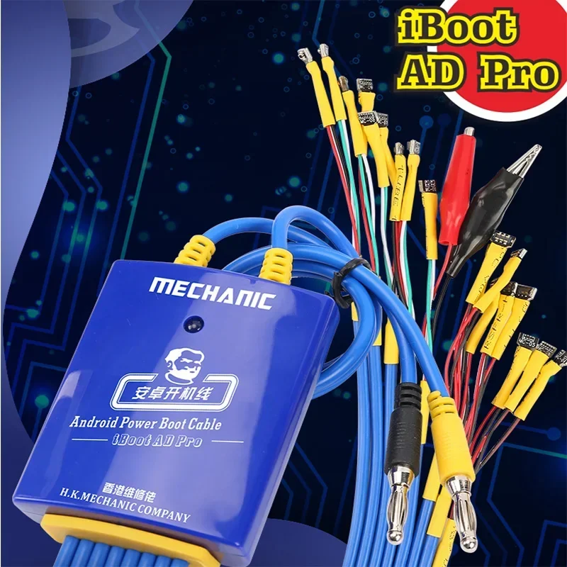 Meccanico iBoot AD Max cavo di prova dell'alimentatore Android One Button Boot Control line per Android per IPhone 13 13mini 13pro max