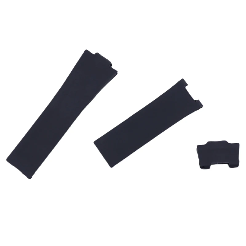 حزام ساعة مطاطي للرجال مقاس 25 × 12 ملم متوافق مع سوار معصم رياضي من السيليكون للسيدات من Athens Nautical Manager Diving Ulysse Nardin 1183 #6