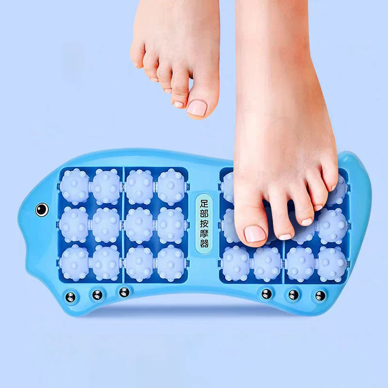 مدلك القدم الأسطوانة تدليك القدم المغناطيسي حبة الأسطوانة متعددة نقطة تدليك القدم العلاج فرك مدلك القدم الأزرق الأرجواني