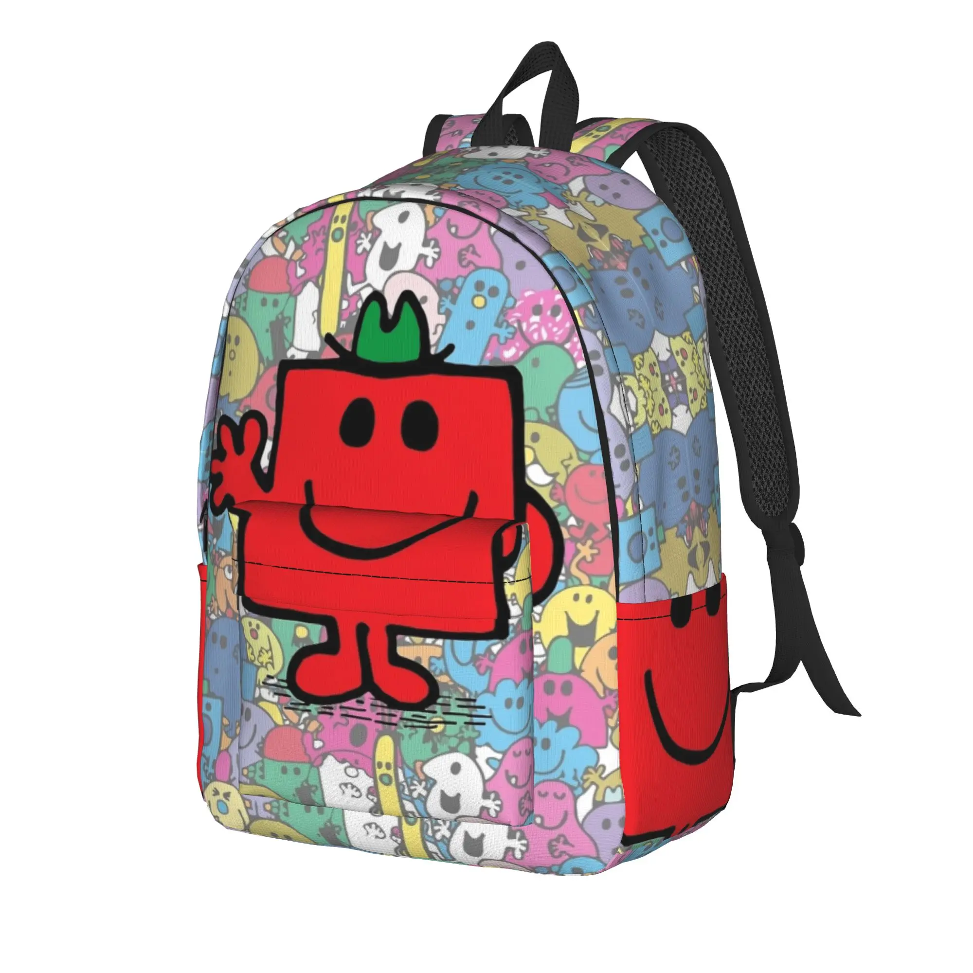 M-Mr M-Men L-Little M-Miss Mr Strong Backpack for Men Women Cool Student Hiking Travel Daypack  Laptop Computer Shoulder Bag