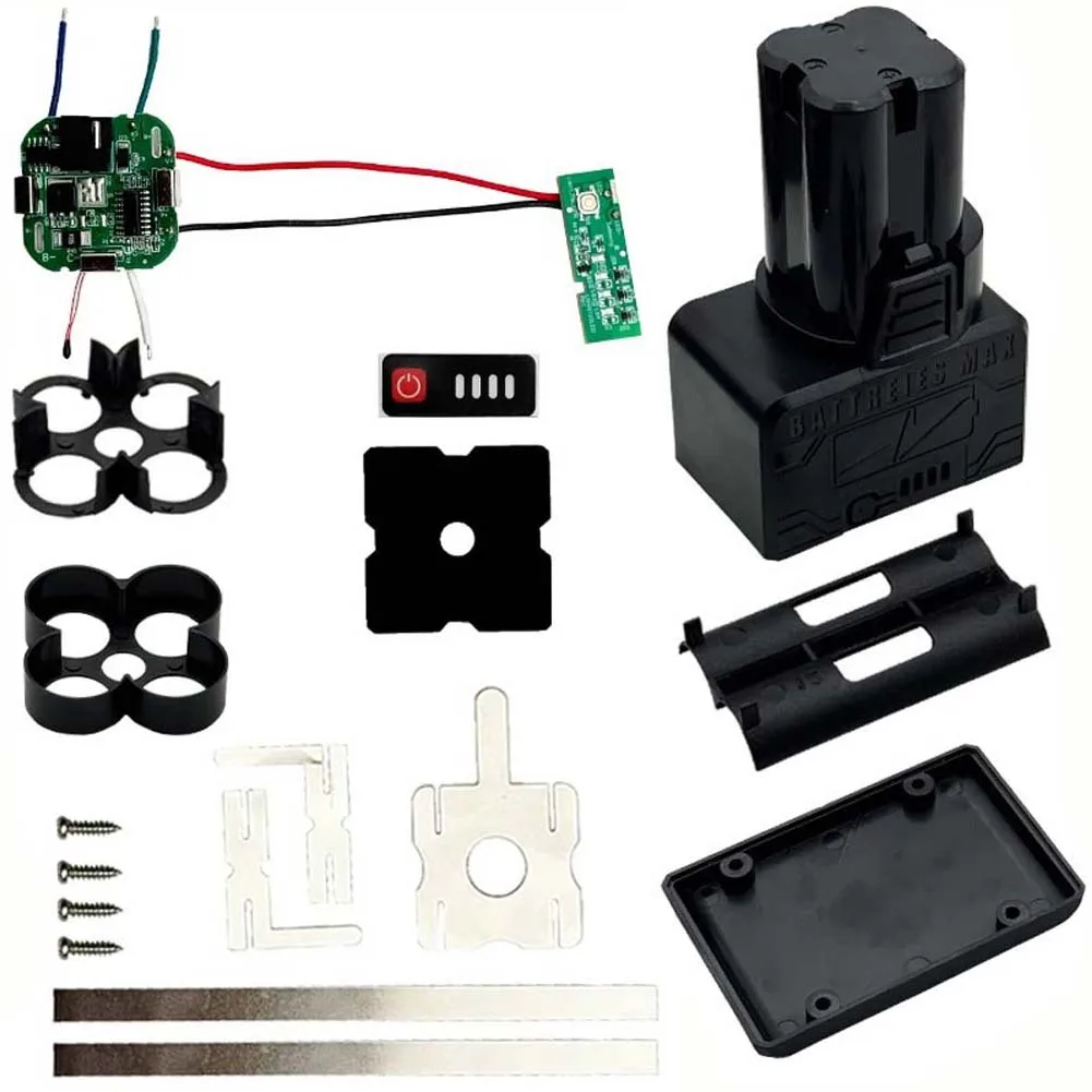Electric Tool  FOR Battery Housing 16.8V 8 Core FOR Battery Housing Case Holder ABS Shell With PCB Protection Board