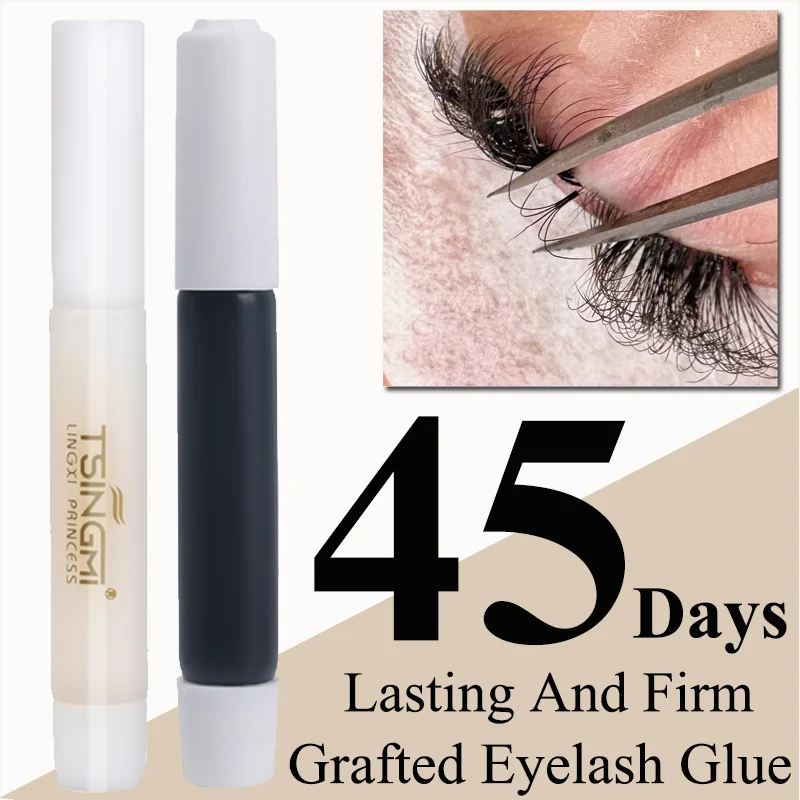 No-irritant Eyelashes Extension Glue Transparent Waterproof Lasting Quickily Dry Firm Self Adhesive Grafted Eyelash Glue Makeup