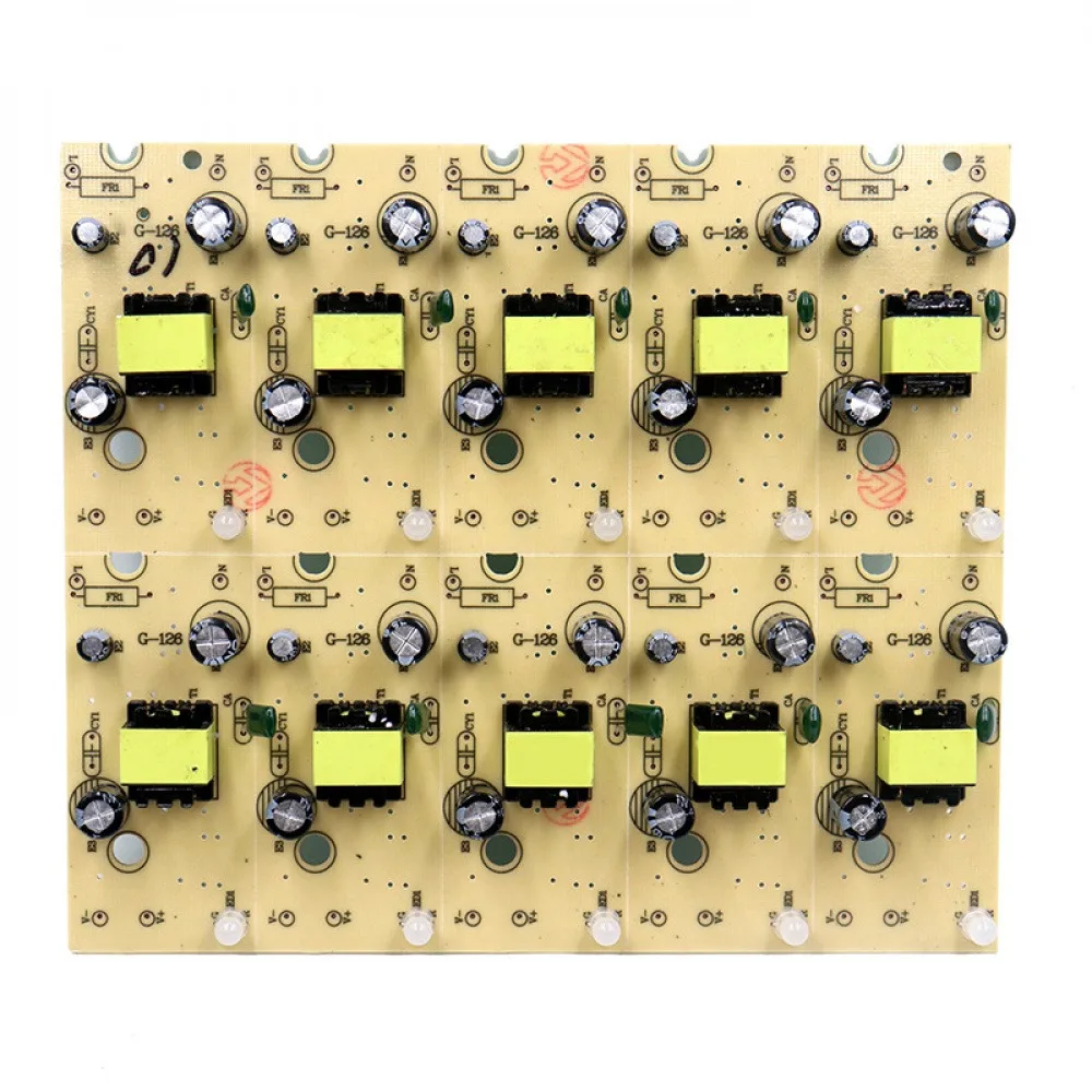 

12.6V 1A Lithium Battery Charging Bare Board 12.6V 1000mA Power Supply Module with Short-circuit Protection/LED Indicator Light