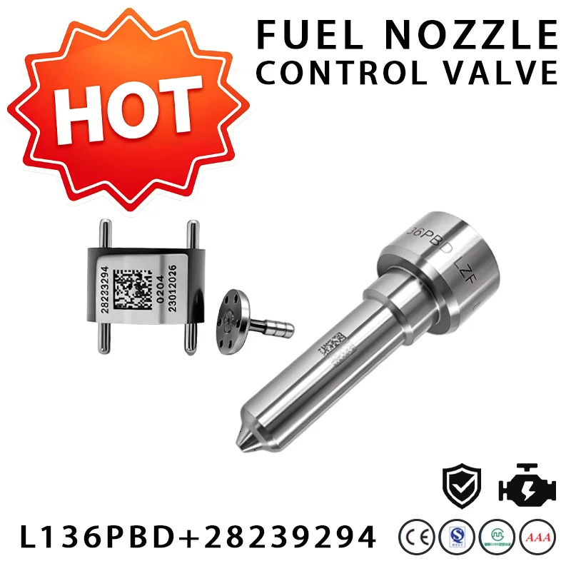 L136PBD+28239294 Automotive Euro III Fuel Nozzle And Control Valve Combination Kit Compatible With EJBR03001D EJBR02501Z LI2942