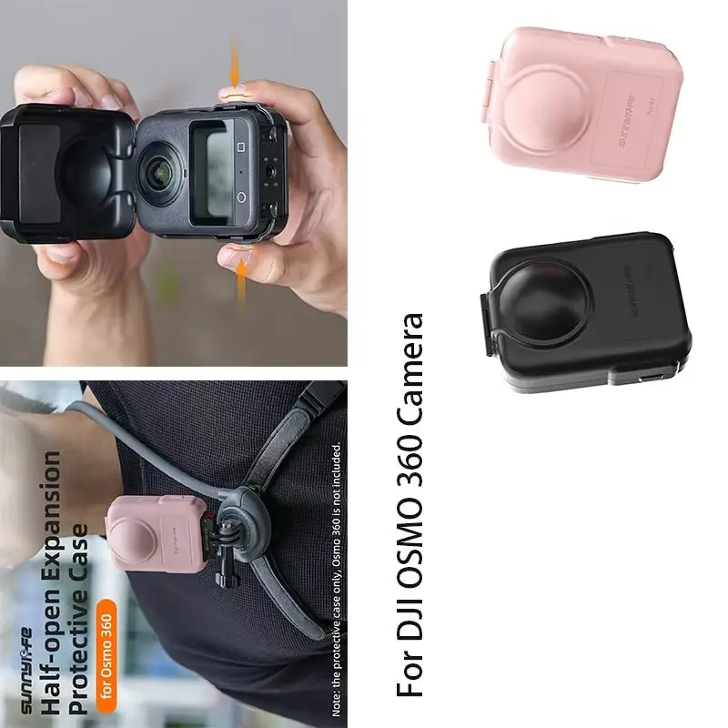 

For DJI OSMO 360 Camera Organizer Protective Cover Drop-proof Lens Screen Protective Case Accessories