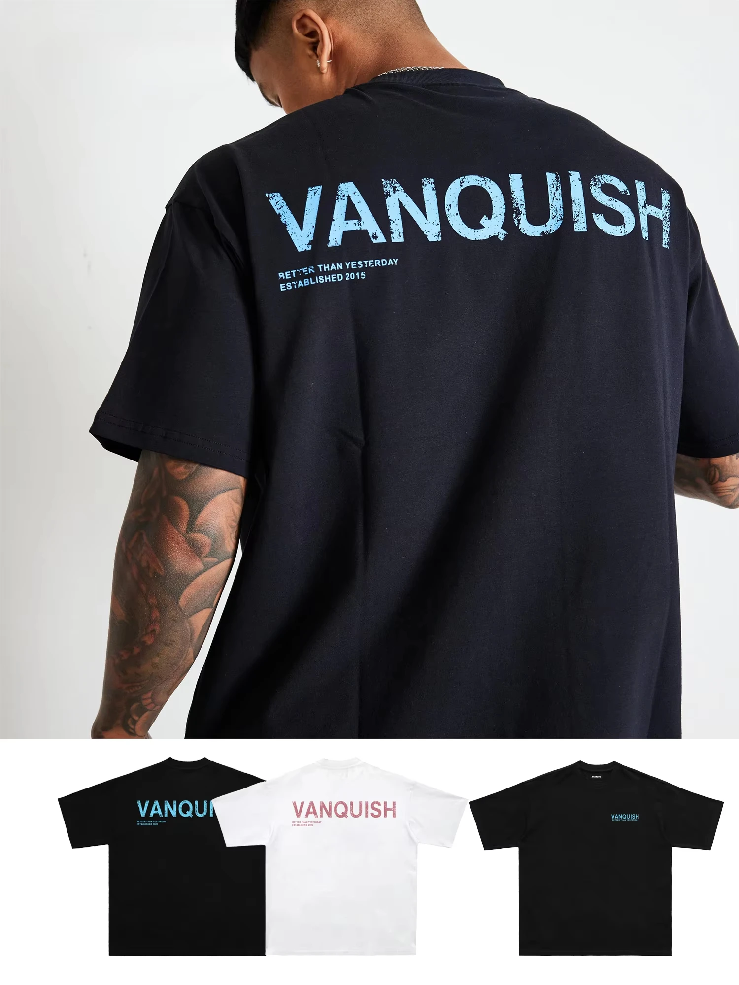 

Motorcycle European and American sports fitness breathable fitness running summer loose men's T-shirt cotton top lovers
