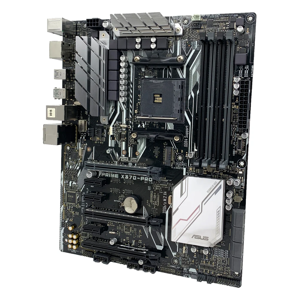 Imagem -04 - Asus Prime X370-pro Placa-mãe Am4 Soquete Suporta Amd Série 5000 Amd X370 Ddr4 32 gb Hdmi M.2 Sata gb s Dvi-d