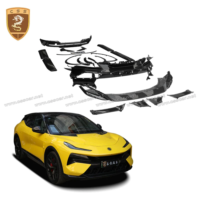 For Lotus Eletre OEM Style Car Stick Wheel Arch Mudguard Engine Hood Bonnet Decorate Strip Rearview Mirror Housing Cover