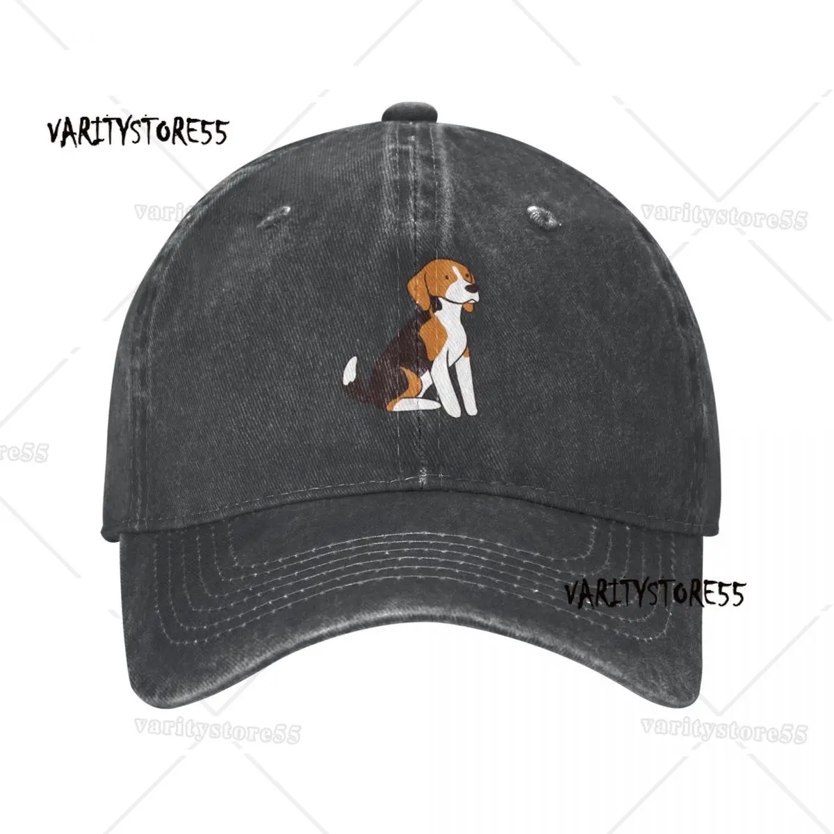 Beagle dog cute illustration Cowboy Hat Cap Man Golf Wear Men Women's