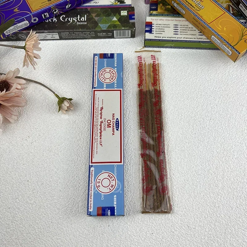 Incense Gift Set Nag Champa, Super hit, Dragon\'s Blood, Sandalwood, Patchouli, Lavender, Positive Vibes, 15 g