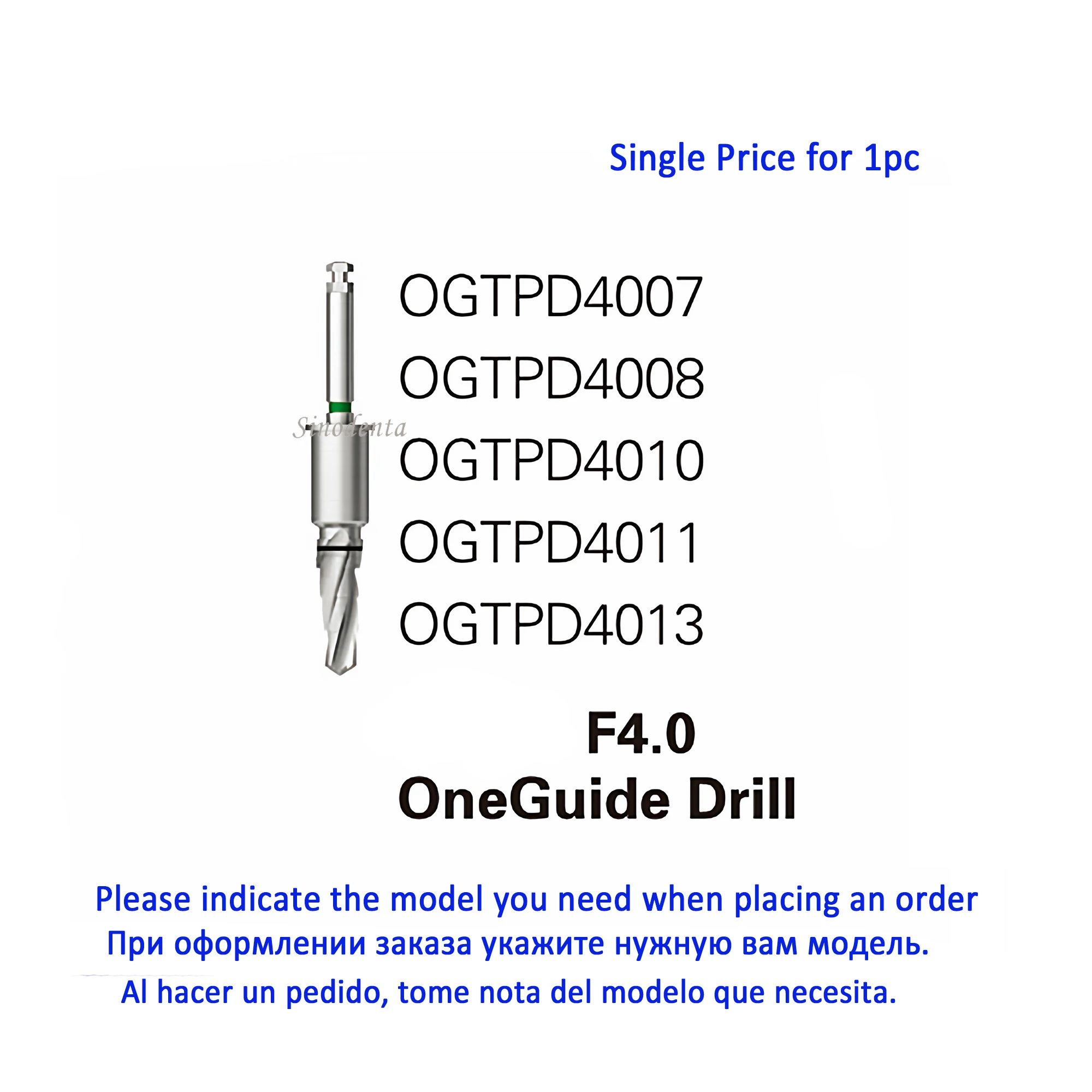 Original Dental Implant Drill Accessories Implant Surgical Tools OneGuide Path Flattening Drill Tissue Punch Drill Initial Drill