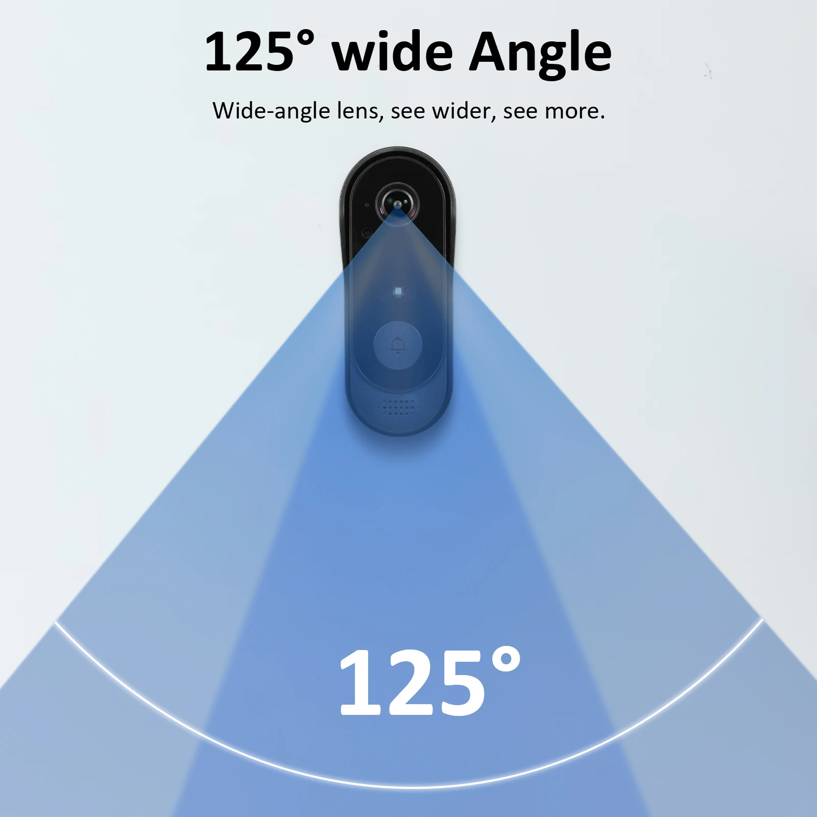 

Smart Door Bell Wireless Waterproof Video Two-Way Audio Long-Lasting Use For Home Outdoor Security Intelligent Visual Doorbell