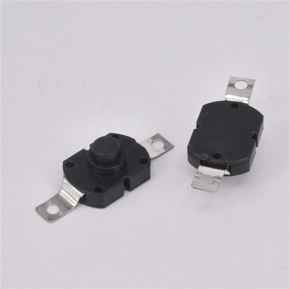 10/20pcs Push Button Switch 1712-KD 30V 1A Flashlight Switch LOCK 17X12X9.5MM Table lamp Switch Flashlight Button Switch ON-OFF