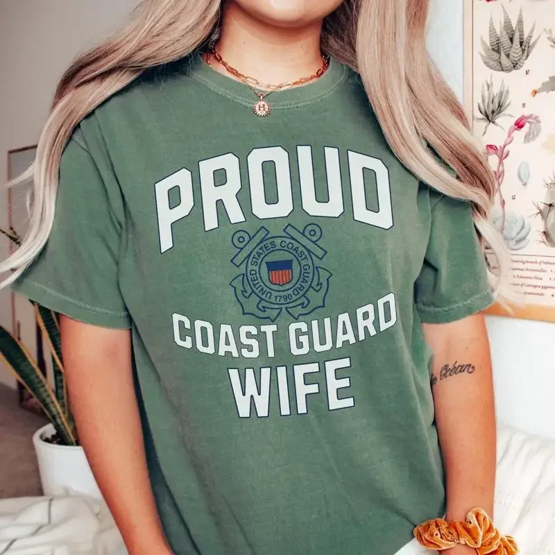 Coast Guard Wife T Shirt Proud For Family