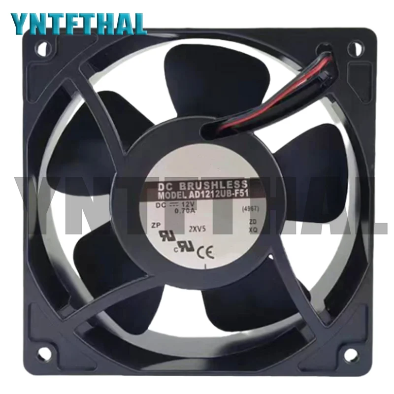 New AD1212UB-F51 DC12V 0.70A Two Lines Cooling Fan