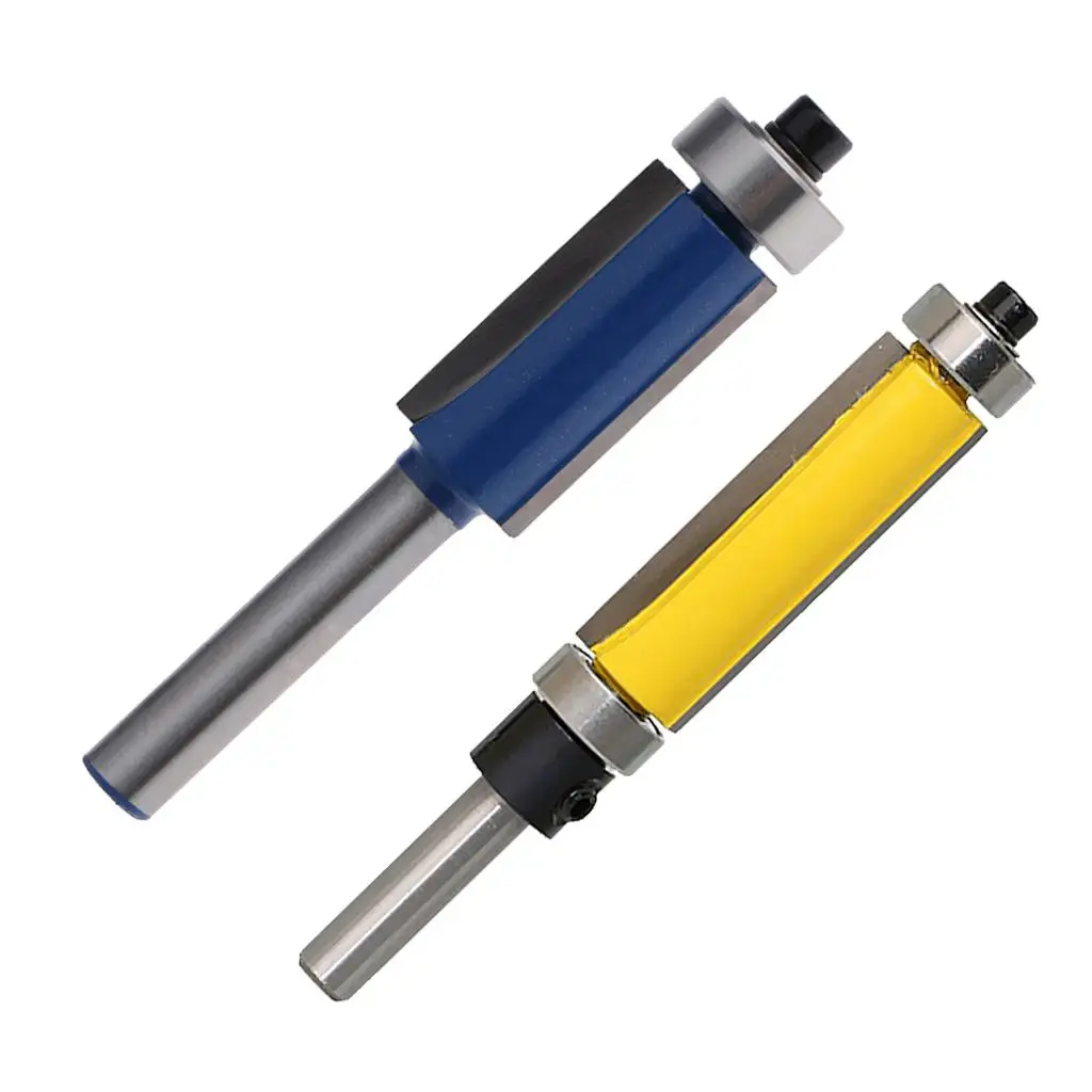 Bearing Flush Trim Bit Carbide Router Cutting Tool Wood Milling Cutter for Making Drawers Windows Cupboards Pattern Use
