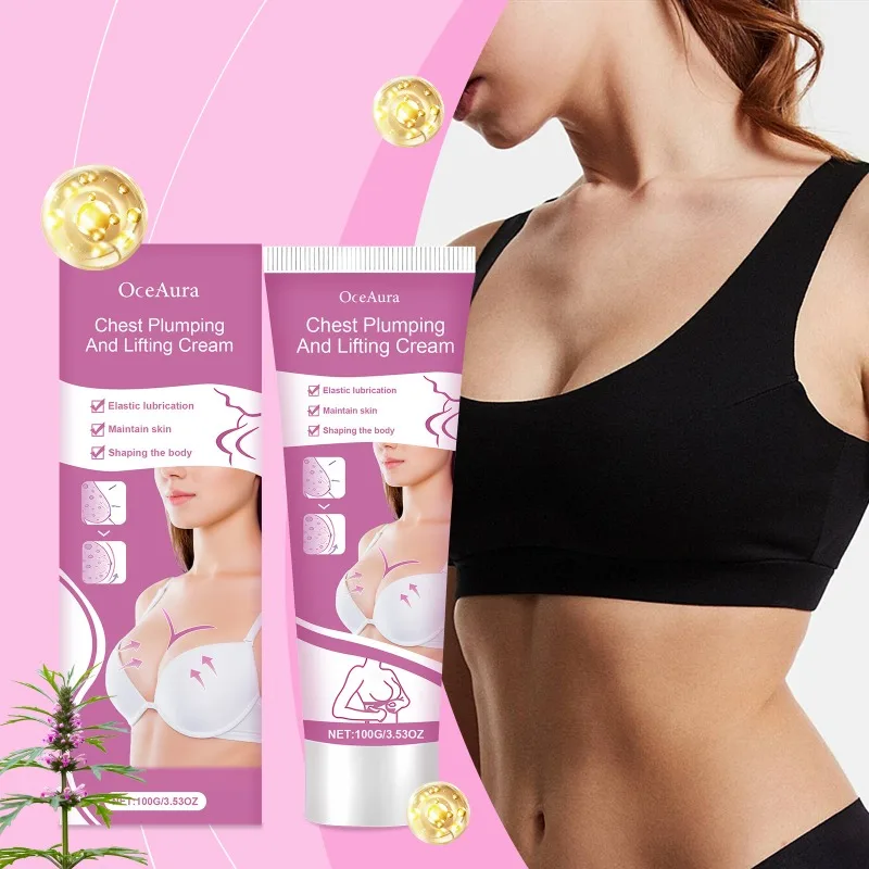 Chest Plumping Lifting Cream Moisturizing Women Breast Lifting Lines Moisturizing Massage Improves Skin Elasticity Care Cream