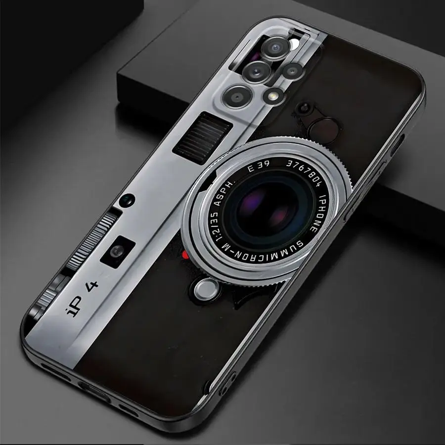 Retre Camera Cover Phone Case for Samsung Galaxy A23 A11 A21s A33 A72 A52 A12 A14 A13 A73 A22 A54 A32 A24 Silicone Soft