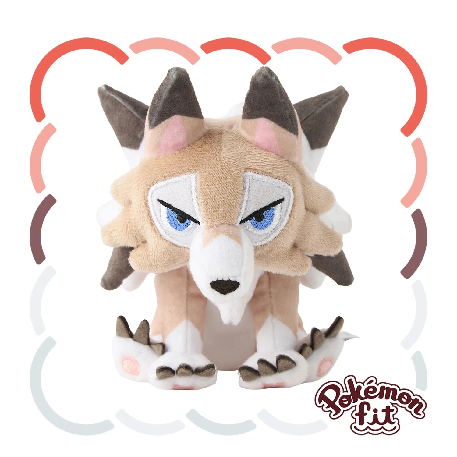 

Japanese version PC Pokémon Sun Moon Fit Series Alora Lycanroc 7th Generation Doll Children Cute Soft Birthday Christmas Gifts