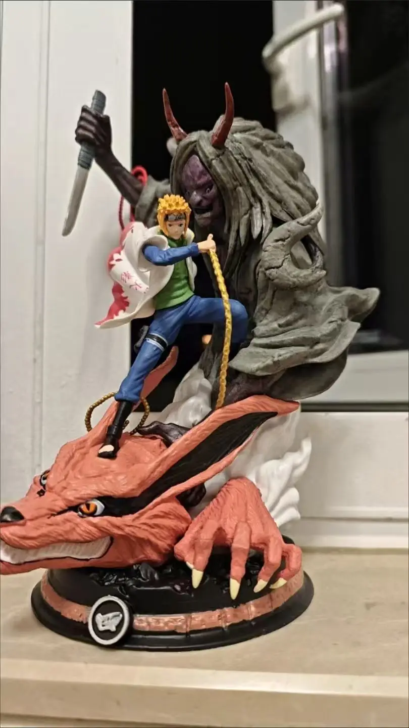 جديد 29 سنتيمتر ناروتو أنيمي الأصفر فلاش Namikaze ميناتو عمل أرقام بولي كلوريد الفينيل Gk تمثال نموذج سطح المكتب الديكور جمع لعبة الهدايا #5