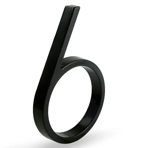 1pc 125mm Floating House Number Outdoor 5 inch Black Zinc Alloy Letter Apartment Door Numbers Mailbox Address Sign #0-9 - Image 11